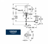 GROHE QUADRA MONOMANDO BIDE